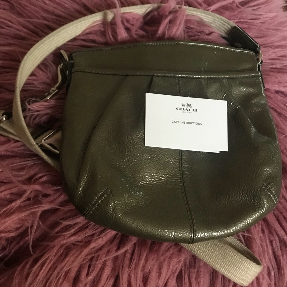 Small gray Coach bag